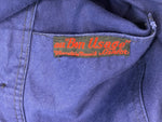 ヴィンテージ vintage 50's 50年代 au Bon Usage EURO フレンチワーク コットンツイル カバーオール ユーロ古着  - ジャケット ネイビー 101MT-4173