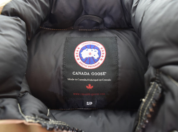 カナダグース CANADA GOOSE WINDSOR VEST ウィンザー ジップアップ ダウンベスト 4131JM ベスト ベージュ Sサイズ 103MT-3042