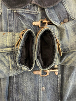 ラルフローレン RalphLauren Cortland デニム ファイヤーマン ジャケット ジャケット ネイビー Lサイズ 101MT-5062