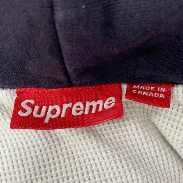 シュプリーム SUPREME 裏サーマル ジップパーカー Fuck Bush パーカ ブラック Lサイズ 201MT-4012