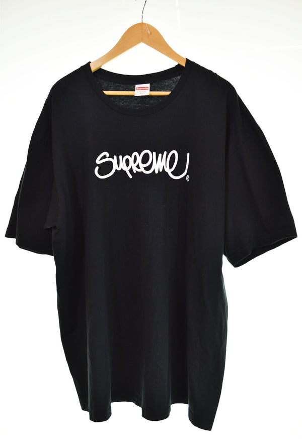 シュプリーム SUPREME 22SS Handstyle Tee ハンドスタイル ロゴ Tシャツ XXL Tシャツ ブラック 3Lサイズ 103MT-2974