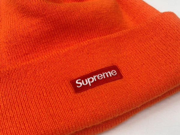 シュプリーム SUPREME S LOGO BEANIE ロゴ ビーニー New Era ボックスロゴ ニット帽 帽子 帽子 メンズ帽子 ニット帽 ロゴ オレンジ フリーサイズ 104H-47