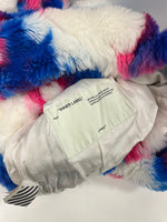 オフホワイト OFF-WHITE 19AW Fake Fur Zip Anorak フェイクファージップアノラック グラデーションフェイクファージップジャケット OMEA186E19E20002 ジャケット マルチカラー Mサイズ 101MT-5434