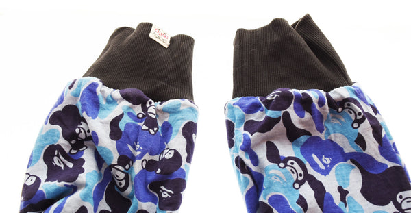 アベイシングエイプ A BATHING APE BABY MILO リバーシブル ジップアップパーカー サル  パーカ ブラック Mサイズ 103MT-3243