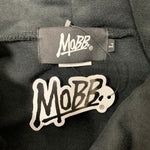 モブ MOBB HEART DRIP HOODIE パーカ ブラック Lサイズ 201MT-4089