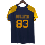【曜日割引対象外】 チャンピオン Champion 70's 80's バータグ USA製 BULLETS ナンバリング Tシャツ ネイビー Lサイズ 201MT-4219 VB