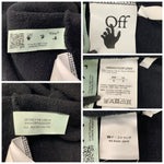 オフホワイト OFF-WHITE Caravaggio Over HOODIE OMBB037E20FLE003 パーカ ブラック Sサイズ 201MT-4306