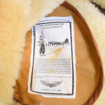 アビレックス AVIREX B-3 フライト ジャケット ムートン羊革 ボア レザー ジャケット ボンバー ジャケット MADE IN USA  42 ジャケット ブラウン 103MT-2213