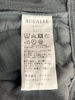 オーラリー AURALEE SUPER MILLED SWEAT WIDE PANTS スウェット ワイド パンツ GRAY A8AP04SM ボトムスその他 無地 グレー SIZE3 104MB-38