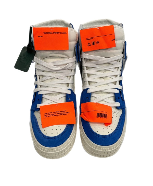 オフホワイト Off-White 3.0 OFF COURT SUPREME SUEDE 青 メンズ靴 スニーカー ブルー EU42 101sh-2154