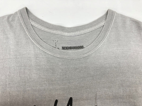 ネイバーフッド NEIGHBORHOOD × カクタスジャック Cactus Jack カルーセル CAROUSEL TEE 半袖 カットソー クルーネック コットン サイドロゴ GRAY 灰色 Tシャツ プリント グレー XLサイズ 104MT-1803