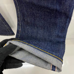 【曜日割引対象外】 ダブルアールエル RRL LOW STRAIGHT ONCE WASHED JEAN USA製 セルビッチ R144RB03 デニム ブルー 29×30サイズ 201MB-926 VB