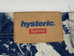 シュプリーム SUPREME × HYSTERIC GLAMOUR ヒステリックグラマー 24FW Cars Baggy Jean バギー ジーンズ 青 総柄 デニム ブルー サイズ 34 104MB-291