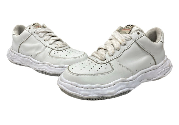 メゾンミハラヤスヒロ Maison MIHARA YASUHIRO WAYNE OG Sole Leather Low-top Sneaker ウェイン ローカット スニーカー MMY シューズ 白 A07FW702 メンズ靴 スニーカー ホワイト サイズ 42 104S-907