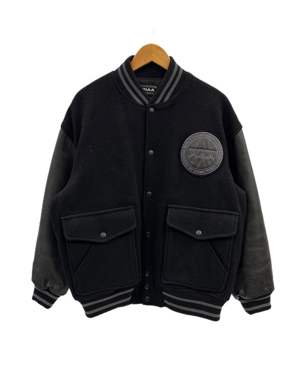 ピア PIAA レーシング スタジャン ジャケット バイカー ツーリング 黒 ジャケット ブラック フリーサイズ 101MT-5283