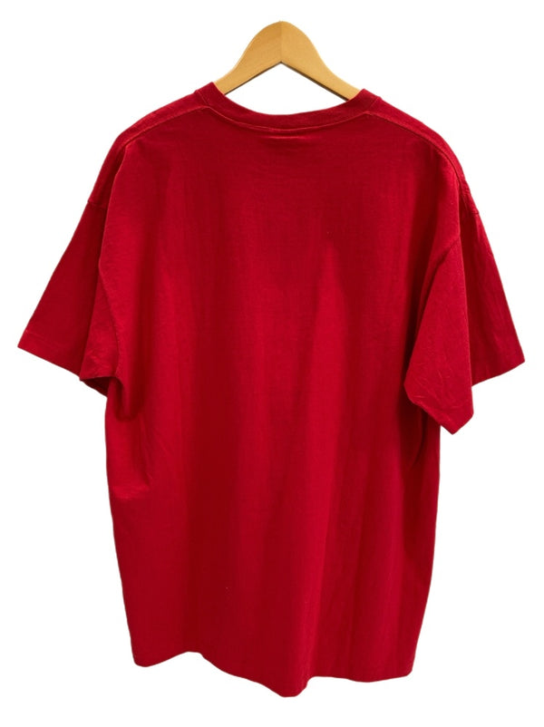 ステューシー STUSSY 紺タグ USA製 シャドーマン 半袖カットソー 赤 XXL Tシャツ レッド 3Lサイズ 101MT-3900