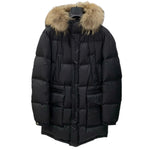 ダンヒル dunhill ファー付き中綿ダウン ジャケット ブラック Sサイズ 201MT-4475