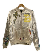 ブルーナボイン BRU NA BOINNE トレジャージャンパー2号 リバーシブルブルゾン スカジャン サテン コットンベロア I DREAMED 刺繍  1158217 サイズ2 ジャケット ゴールド 101MT-5204