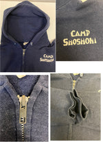 ヴィンテージ vintage 70's 70s 70年代 pride zip CAMP SHOSHOMI ナス紺 茄子紺 フルジップ  - パーカ ネイビー フリーサイズ 101MT-3707