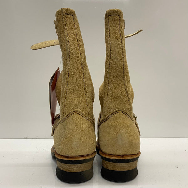 【曜日割引対象外】 レッドウィング RED WING エンジニアブーツ PT99前期 低ベルト 8268 メンズ靴 ブーツ エンジニア ベージュ 26cmサイズ 201-shoes1461 VB