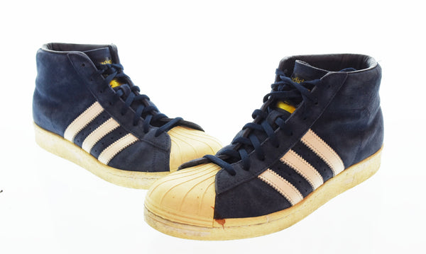 アディダス adidas PRO MODEL VINTAGE DLX SUPER STAR スニーカー ネイビー B35247 メンズ靴 スニーカー ネイビー 27cm 103S-854