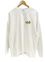 パタゴニア PATAGONIA 90s Vintage ヴィンテージ USA製 surfboards サーフボード ロゴプリント 長袖カットソー 白 XL ロンT ホワイト LLサイズ 101MT-4714