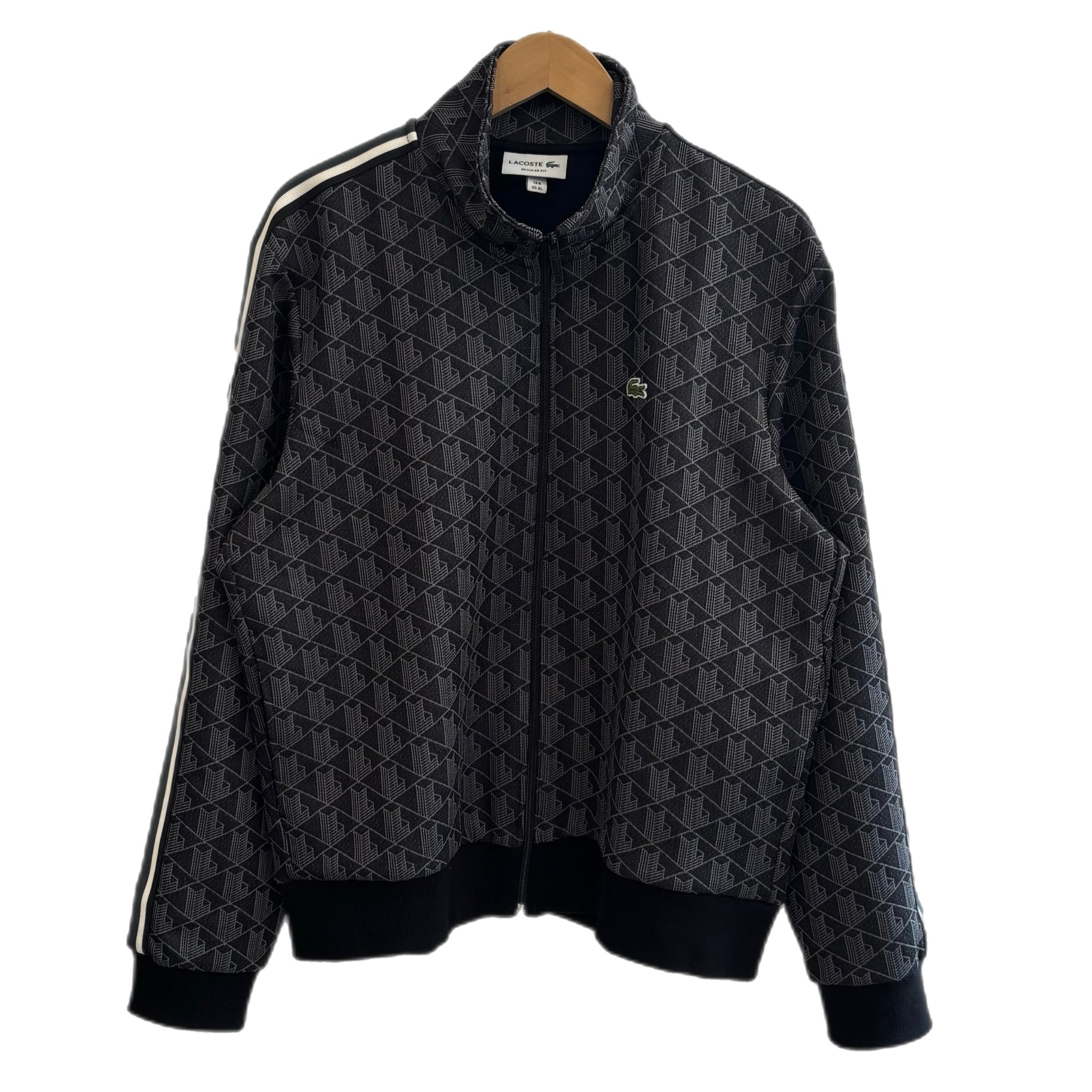 ラコステ LACOSTE モノグラムジャカードトラックジャケット ラコステ LACOSTE モノグラムジャカードトラックジャケット