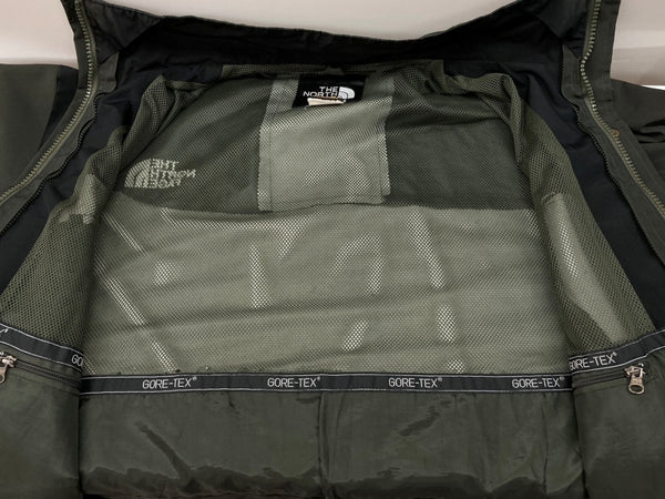 ザノースフェイス THE NORTH FACE 90s 00s MOUNTAIN JACKET マウンテン ジャケット GORE-TEX ダブルジップ アウトドア アウター 茶 黒 ジャケット ロゴ ブラウン 104MT-1998
