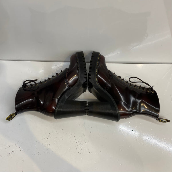 ドクターマーチン Dr.Martens ケンドラ KENDRA レースアップ レディース靴 ブーツ サイドゴア ブラウン 3UKサイズ 201-shoes1430