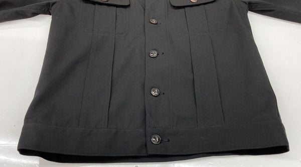 ワコマリア WACKO MARIA ROCKERS ROCKIN’ BLUES SMORKER L/S SHIRT ウール 長シャツ ワークシャツ 黒 ジャケット 刺繍 ブラック Mサイズ 104MT-2230