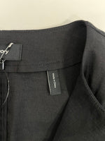 セオリー theory リネンジャケット 麻 ライトアウター 黒 ジャケット ブラック サイズ：00 101LT-170