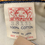 エヴィス EVISU デニム ブルー 38X35サイズ 201MB-1024