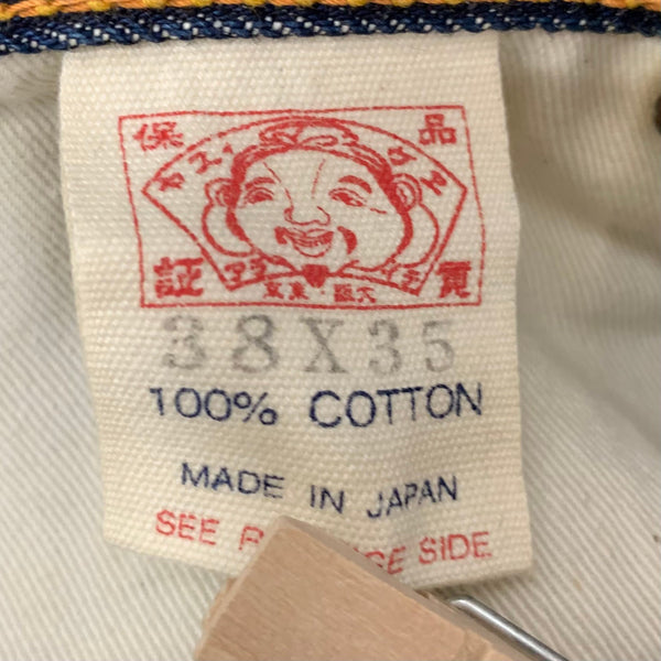 エヴィス EVISU デニム ブルー 38X35サイズ 201MB-1024