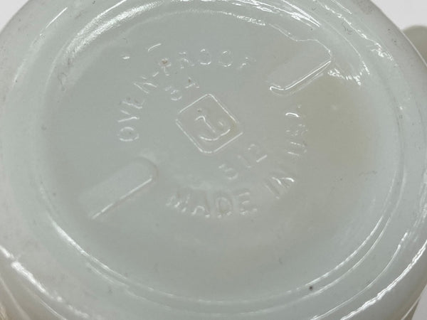 ファイアーキング Fire-King 70s 80s Coffee Stacking Mug コーヒー スタッキング マグ USA製 耐熱 マグカップ 白 その他 総柄 ホワイト 104Z-25