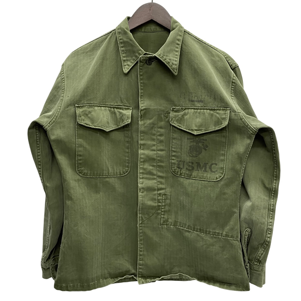 【曜日割引対象外】 ヴィンテージ vintage 50's USMC P-53 HBT ジャケット カーキ 201MT-3746 VB
