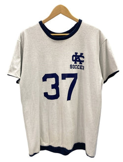 チャンピオン Champion 80sトリコタグ Vintage ヴィンテージ リバーシブル ナンバー 白 紺 US古着 XL Tシャツ ホワイト LLサイズ 101MT-2757