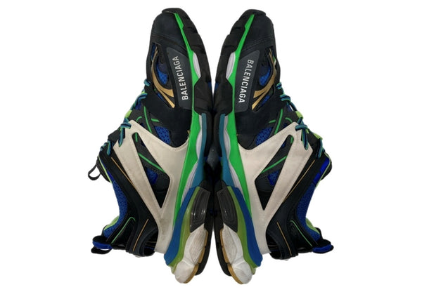 バレンシアガ BALENCIAGA Track Sneaker トラック スニーカー スポーツ メッシュ ローカット シューズ 青 542023 メンズ靴 スニーカー ブルー 27cm 104S-1078