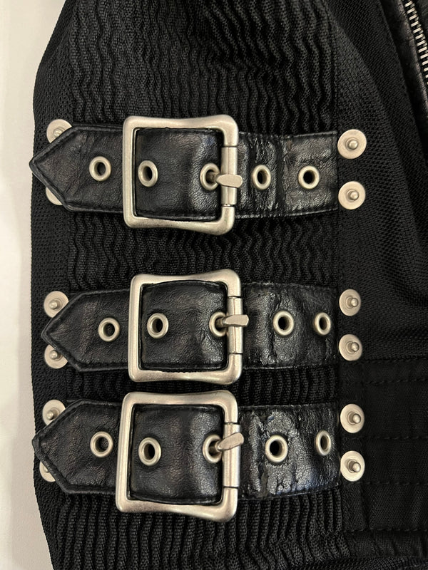 ニコクドウ 弐黒堂 ライドジャケット 刺繍 バイカー バイク ジャケット ブラック Lサイズ 101MT-5393