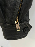 アビレックス AVIREX アヴィレックス レザージャケット J-4LIGHT ゴートレザー 2191002 ジャケット ブラック Mサイズ 101MT-4485