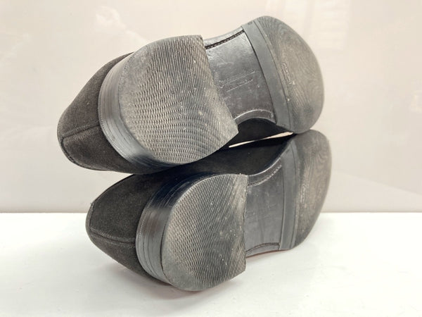 クロケットアンドジョーンズ CROCKETT&JONES KENSINGTON 3 ケンジントン スエード ローファー スリッポン シューズ 黒 26191 メンズ靴 ブーツ デザート ブラック サイズ 7Ｅ 104S-681