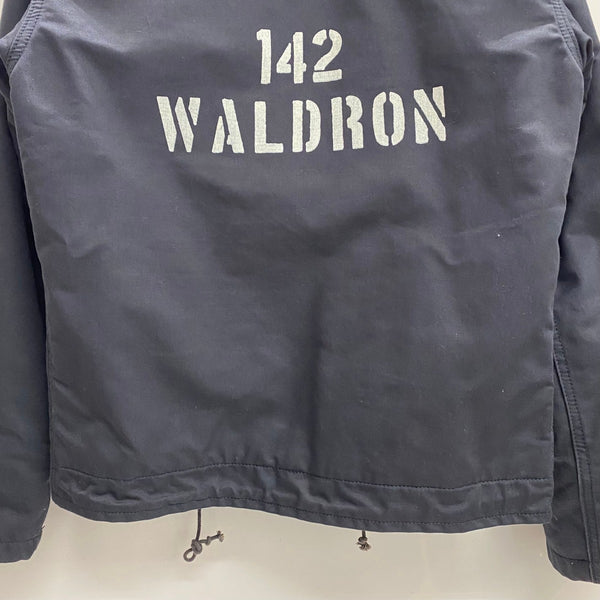 【曜日割引対象外】 アヴィレックス AVIREX N-1 DECK JACKET ステンシル ジャケット ネイビー Mサイズ 201MT-4517 VB