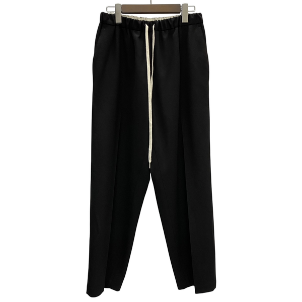 メゾンマルジェラ Maison Margiela 21AW MM6 ドローストリング ストレート パンツ S52KA0309 ボトムスその他 ブラック 38サイズ 201MB-1015