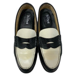 ケンフォードファインシューズ KENFORD MENS EMBOSSED LOAFERS BLACK WHITE PAISLEY メンズ靴 ローファー ブラック 27cmサイズ 201-shoes1279