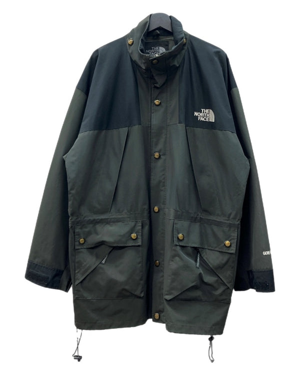 ザノースフェイス THE NORTH FACE 90s 00s MOUNTAIN JACKET マウンテン ジャケット GORE-TEX ダブルジップ アウトドア アウター 茶 黒 ジャケット ロゴ ブラウン 104MT-1998
