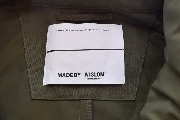 ウィズロム WISLOM BEAMS マウンテンパーカー BEC-001 ジャケット カーキ Sサイズ 103MT-3505
