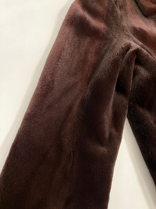 サガミンク SAGA MINK ROYAL ロイヤル ショート丈 毛皮コート ファージャケット 丸ボタン  ジャケット ブラウン フリーサイズ サイズF 101LT-232