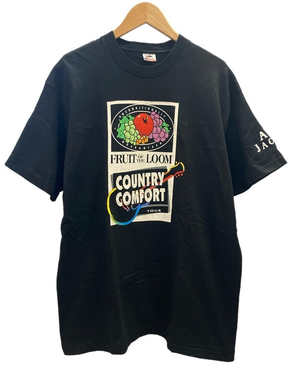 バンド band 90s  Vintage ヴィンテージ FRUIT OF THE LOOM COUNTRY COMFORT TOUR バンドTシャツ US古着 XL Tシャツ ブラック LLサイズ 101MT-2895