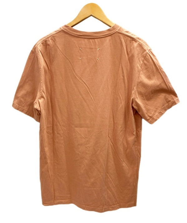 メゾン マルジェラ Maison Margiela クルーネック Tシャツ 半袖 シンプル トップス オレンジ系 サイズ1 Tシャツ 無地 オレンジ 101MT-2451