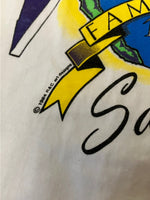 US US古着 90's 90年代 Hanes Intel インテル EARTH DAY アースデイ 企業モノ プロモーション アドバタイジング  MADE IN USA アメリカ製 VINTAGE ヴィンテージ XL Tシャツ ホワイト LLサイズ 101MT-4940