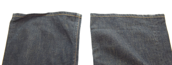 エヴィス EVISU Lot.2017 カモメ ブーツカット デニム ジーンズ 布パッチ LOT2017 デニム ブルー 34　35 103MB-522